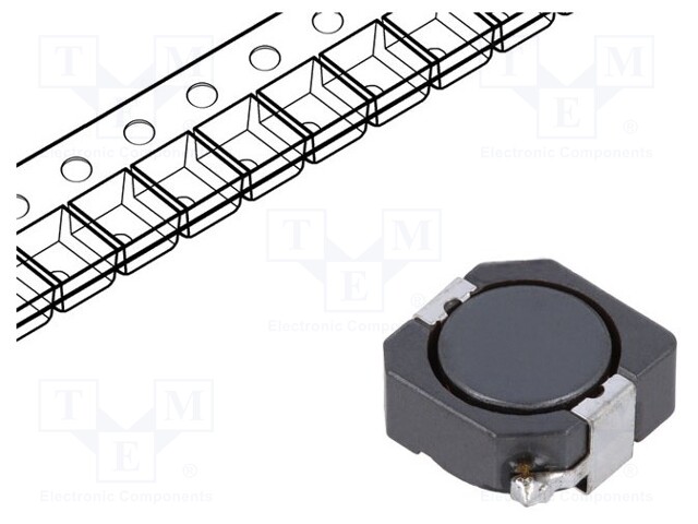 Inductor: wire; SMD; 330uH; 600mA; 812mΩ; 10.3x10.4x5mm; ±20%