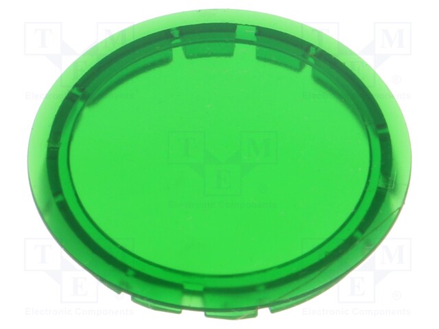 Actuator lens; lens color: green