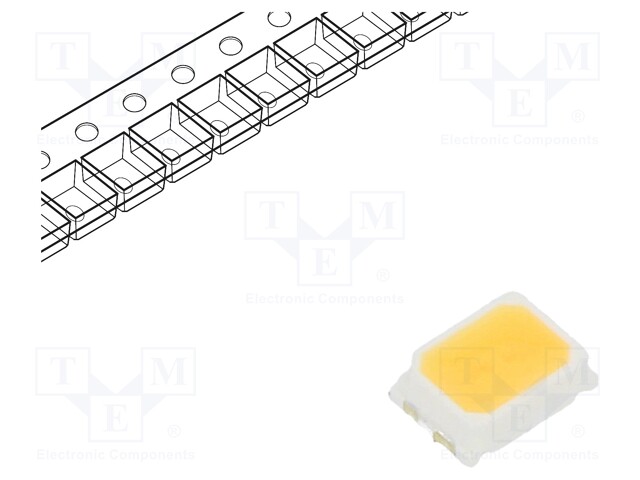 LED; SMD; PLCC2,2216; white neutral; 6÷10lm; 3450-3700K; 90; 120°