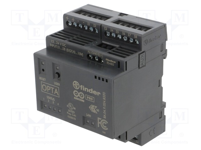 Programmable relay; 10A; IN: 8; OUT: 4; OUT 1: relay; OPTA; 12÷24VDC