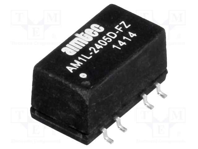 Converter: DC/DC; 1W; Uin: 21.6÷26.4V; Uout: 5VDC; Uout2: -5VDC; SMD