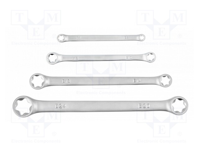 Wrenches set; box