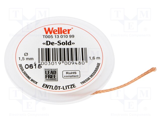 Tape: desoldering; W: 1.5mm; L: 1.6m