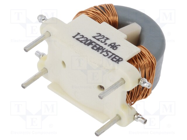 Inductor: wire; THT; 22mH; 600mA; 280mΩ; 230VAC; 10.2x20.3mm; 10kHz