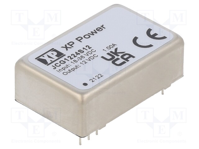 Converter: DC/DC; 12W; 12VDC; OUT: 1