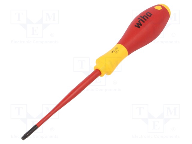 Screwdriver; insulated,slim; Torx®; TX15; Blade length: 100mm