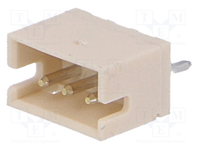 Socket; wire-board; male; ZH; 1.5mm; PIN: 3; THT; 50V; 1A; -25÷85°C