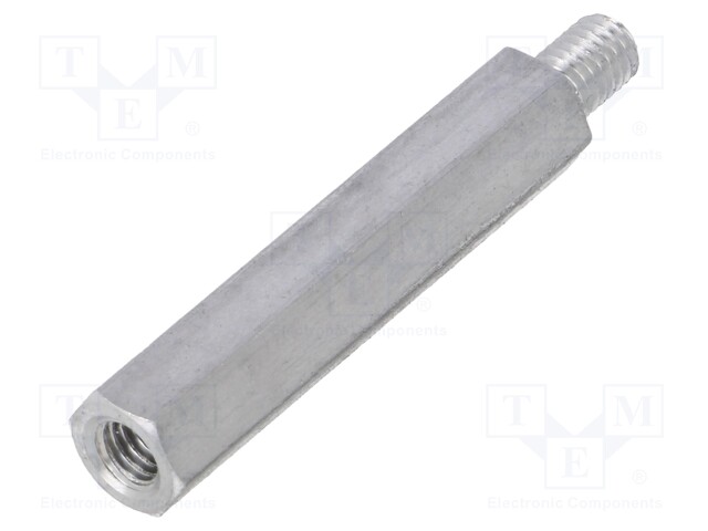 Screwed spacer sleeve; Int.thread: M5; 40mm; Ext.thread: M5