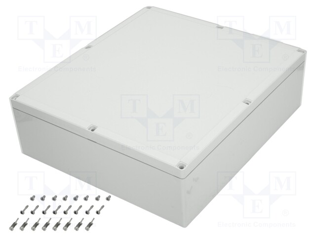Enclosure: multipurpose; X: 360mm; Y: 400mm; Z: 121mm; EURONORD 3