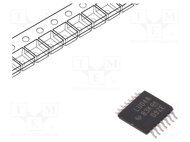 IC: digital; inverter; Channels: 6; SMD; TSSOP14; Series: 74LV