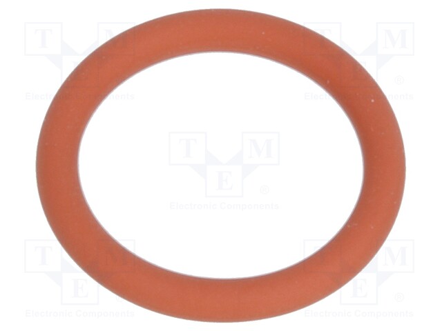 O-ring gasket; VMQ; D: 2mm; Øint: 22mm; NPT3/4"; red; -60÷250°C