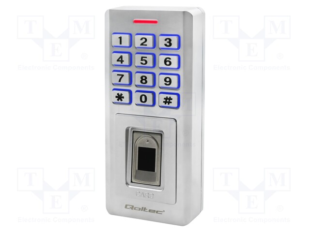 RFID combination lock; wall mount; 12÷24VDC; IP68; -40÷60°C