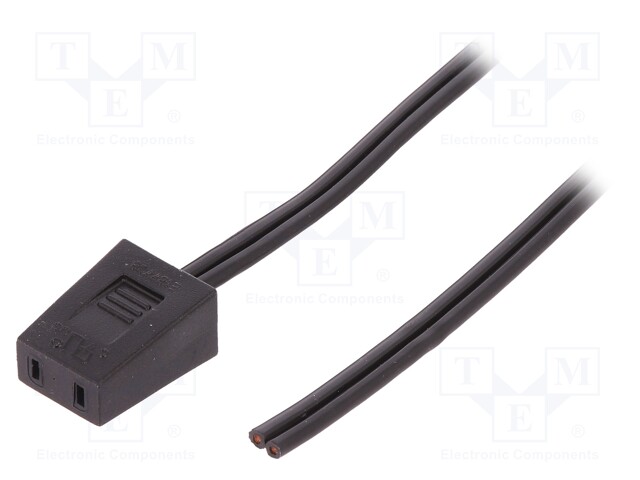 Wire: for fan supplying; Plug: straight; 1m