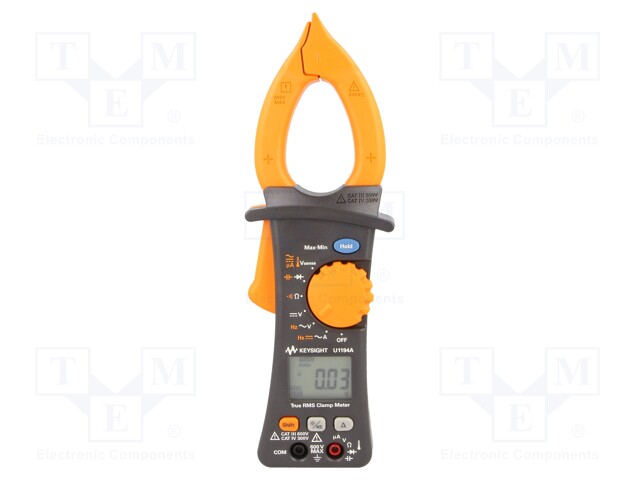 AC/DC digital clamp meter; LCD (6000),with a backlit