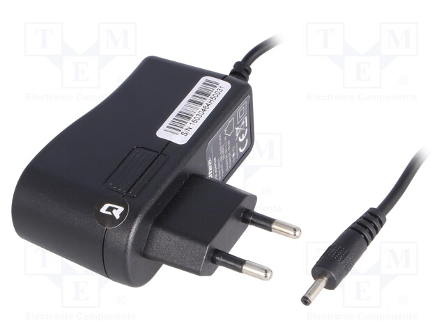 Power supply: switched-mode; 5VDC; 2.1A; Out: 3,0/1,0; 10.5W; 1.5m