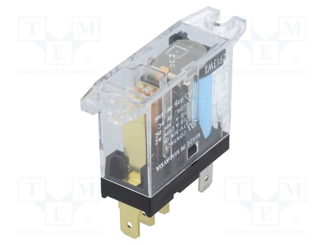 Relay: electromagnetic; SPDT; Ucoil: 5VDC; 10A/250VAC; 10A/30VDC