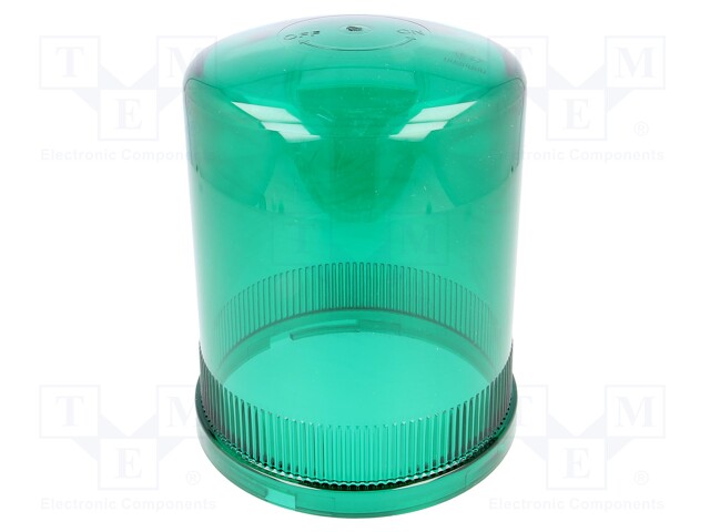 Signallers accessories: cloche; green; IP65; Ø150x205mm; Mat: ABS