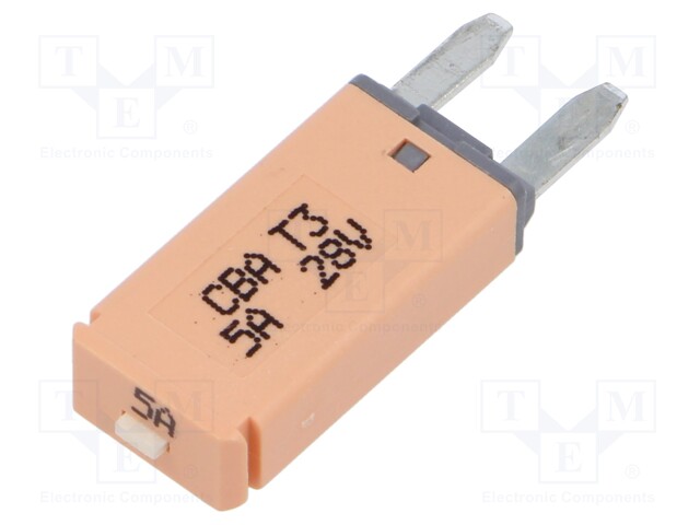 Fuse: fuse; 5A; 28VDC; automotive