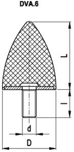 Vibration damper; rubber