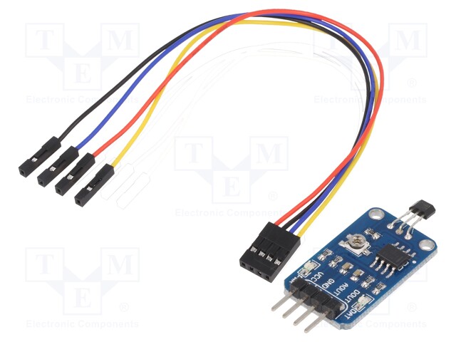 Sensor: Hall; analog,digital; IC: 49E,LM393; 2.3÷5.3V