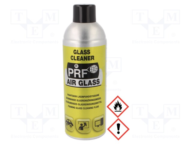 Cleaning agent; GLASS CLEANER; 0.52l; foam; can; white; cleaning