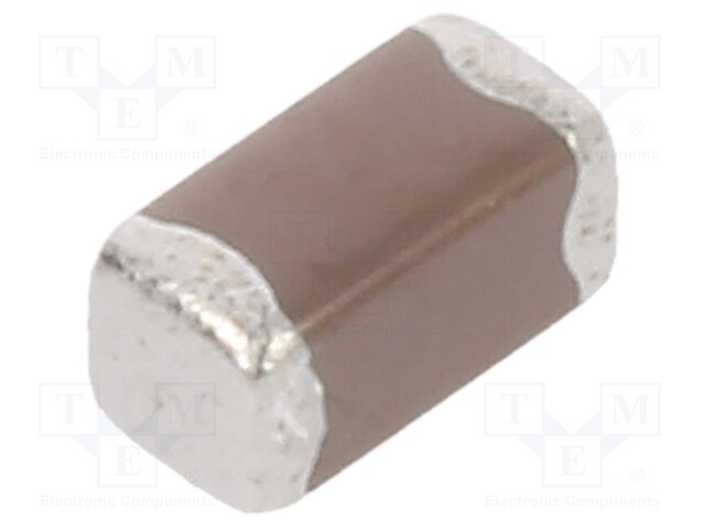 Capacitor: ceramic; MLCC; 1uF; 50VDC; X7R; ±20%; SMD; 0805