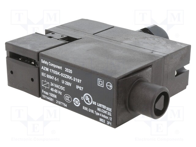 Safety switch: bolting; Series: AZM 170; Contacts: NC x2; IP67