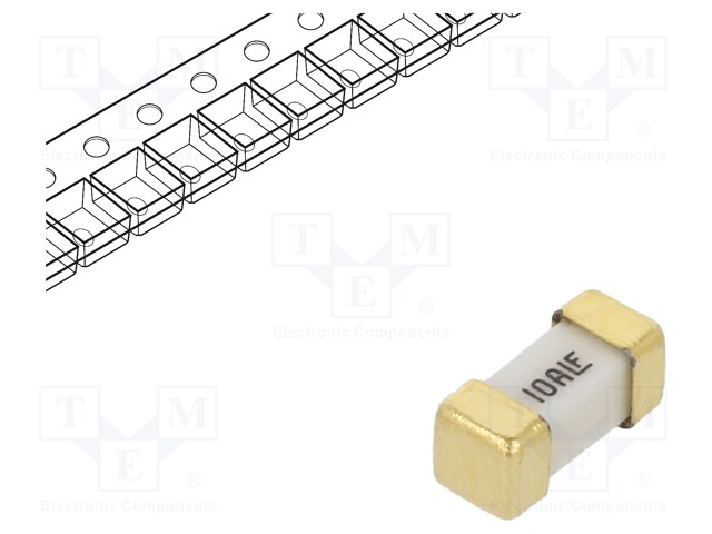 Fuse: fuse; ultra rapid; 10A; 125VAC; 125V; 125VDC; SMD; ceramic