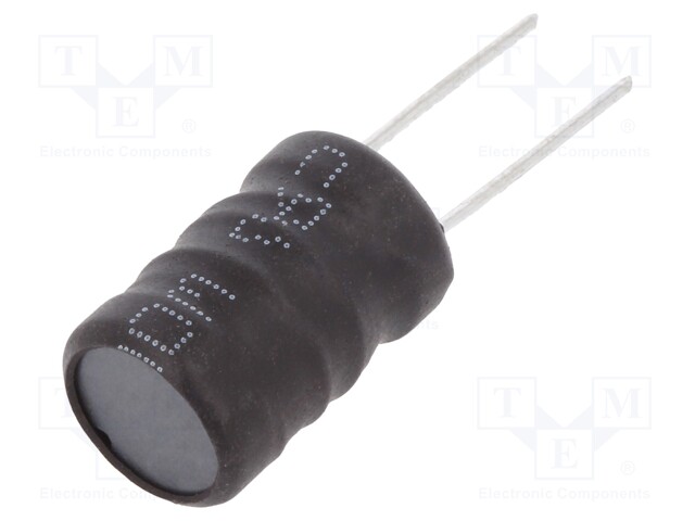 Inductor: wire; THT; 3.3mH; 750mA; ±10%; Ø11.5x17.5mm; vertical