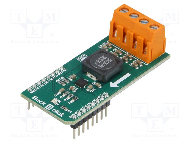 Click board; DC/DC converter; GPIO; TPS568215; 4.5/17VDC