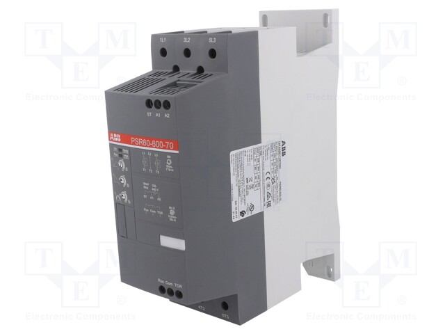 Module: soft-start; Usup: 208÷600VAC; DIN; 30kW; Ucntrl: 100÷240VAC