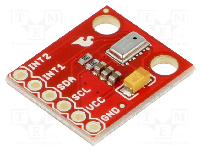 Sensor: atmospheric; barometer,altitude; I2C; IC: MPL3115A2