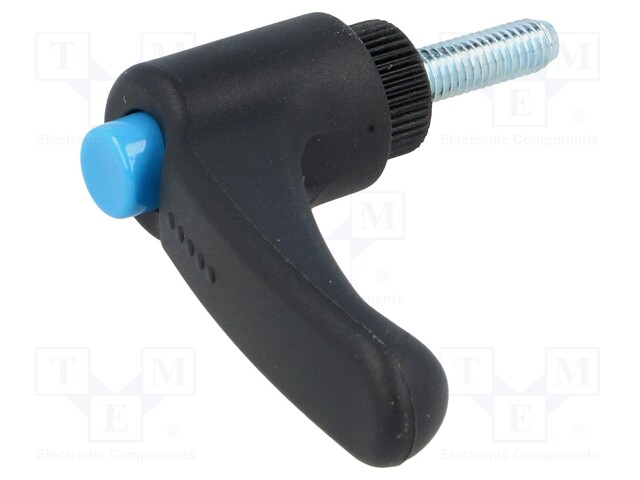 Lever; adjustable; Thread len: 20mm; Lever length: 63mm; -30÷130°C