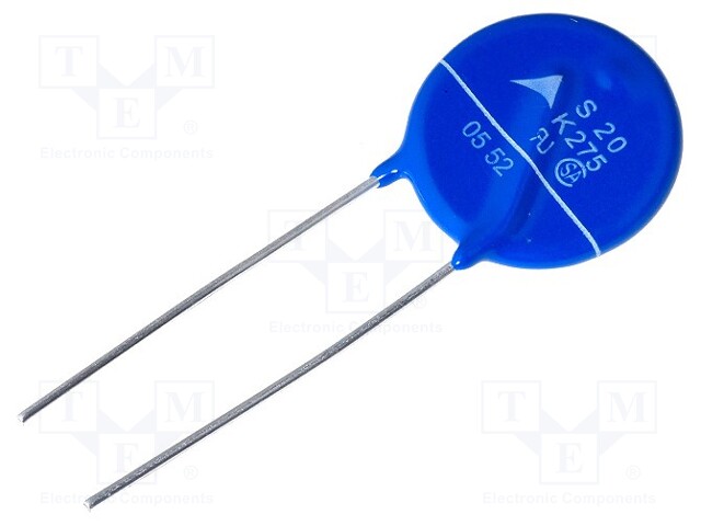 Varistor: metal-oxide; THT; 275VAC; 350VDC; 430V; 8000A; 151J