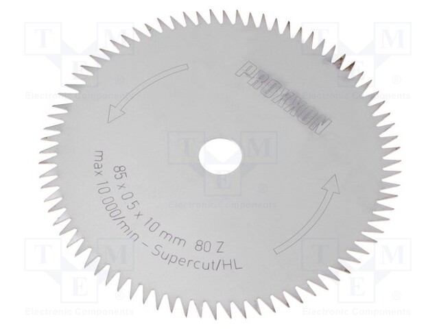 Cutting wheel; Ø: 85mm; Application: wood,plastic; D: 0.5mm