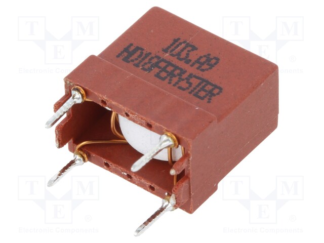 Inductor: wire; THT; 1mH; 900mA; 150mΩ; 230VAC; 7.6x10.1mm; -20÷+50%