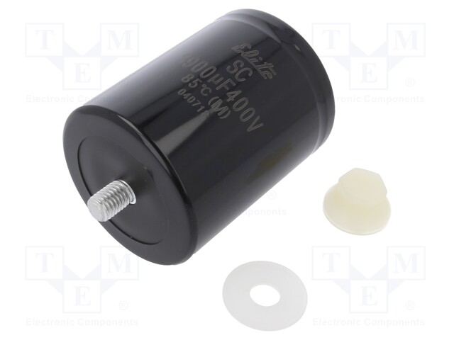 Capacitor: electrolytic; 3900uF; 400VDC; ±-20%; M5; 2000h; -25÷85°C