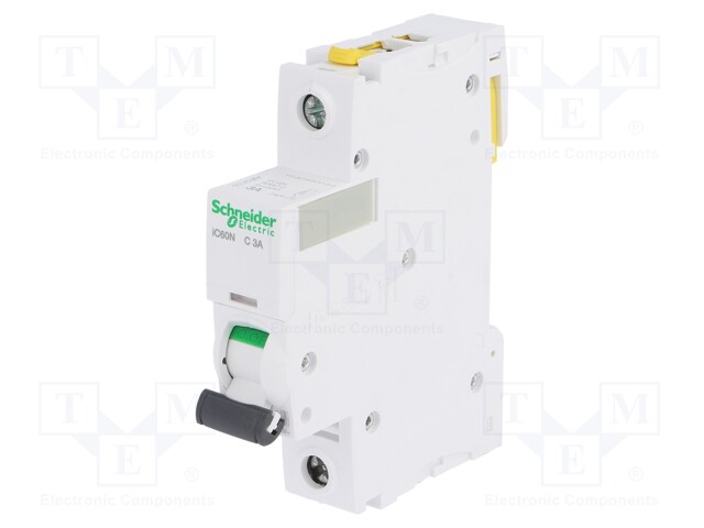 Circuit breaker; 230VAC; Inom: 3A; Poles: 1; DIN; Charact: C; 6kA