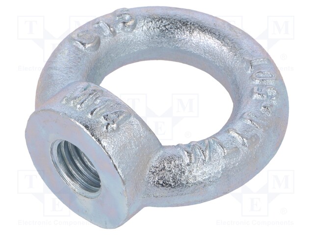 Lifting eye nut; eye; M14; steel; Plating: zinc; DIN: 582; 35mm