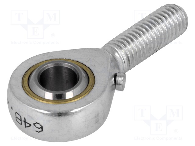 Ball joint; 10mm; Thread: M10; Mat: brass,steel; Pitch: 1,5