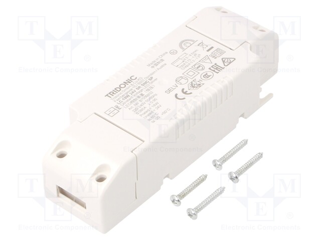 Power supply: switched-mode; LED; 18W; 24VDC; 225÷750mA; IP20; 92g