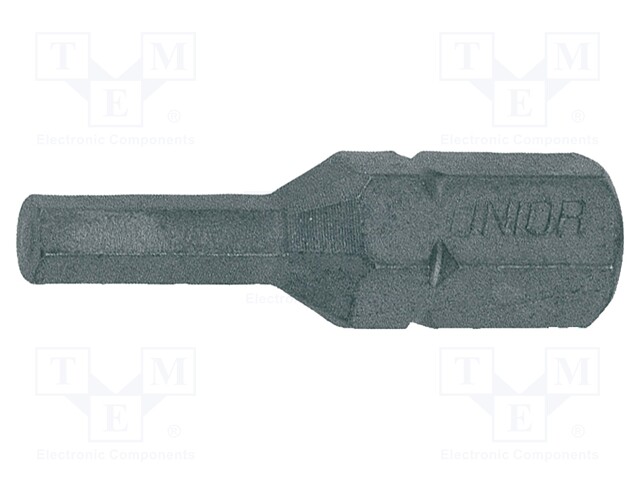 Screwdriver bit; hex key; HEX 5mm; Overall len: 30mm; 3pcs.