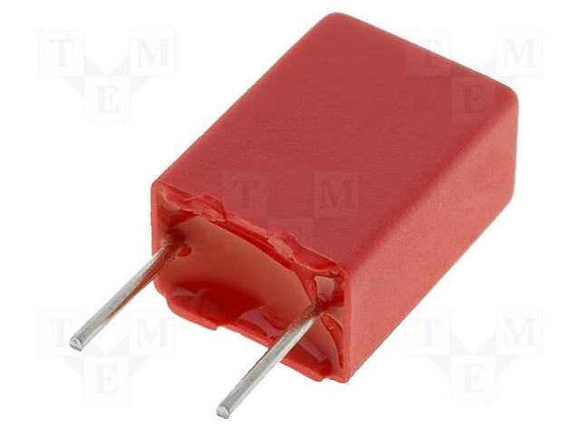 Capacitor: polyester; 1uF; 40VAC; 63VDC; Pitch: 5mm; ±10%; -55÷100°C