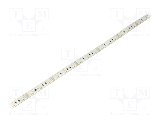 LED tape; RGB; 5050; 12V; LED/m: 60; 10mm; IP65; 120°; Pmax/m: 14.4W/m