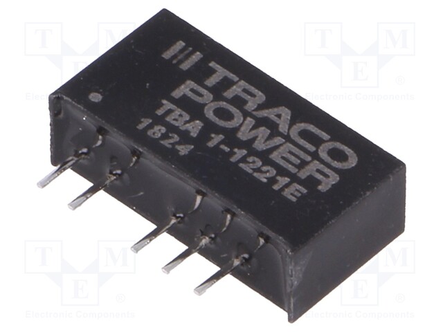 Converter: DC/DC; 1W; Uin: 10.8÷13.2V; Uout: 5VDC; Uout2: -5VDC; SIP7