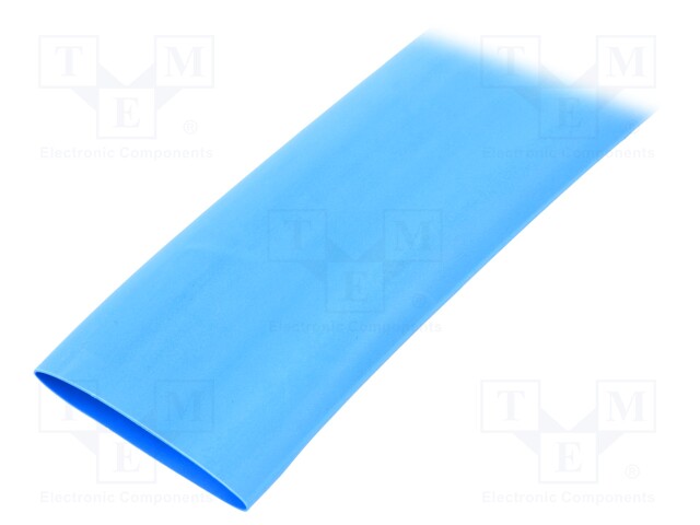 Heat shrink sleeve; thin walled; 3: 1; 24mm; L: 30m; blue; -55÷135°C