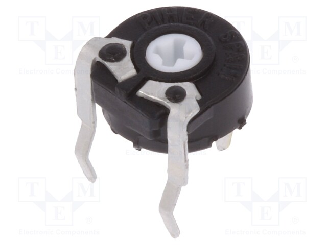 Potentiometer: mounting; single turn,horizontal; 1kΩ; 100mW; ±20%