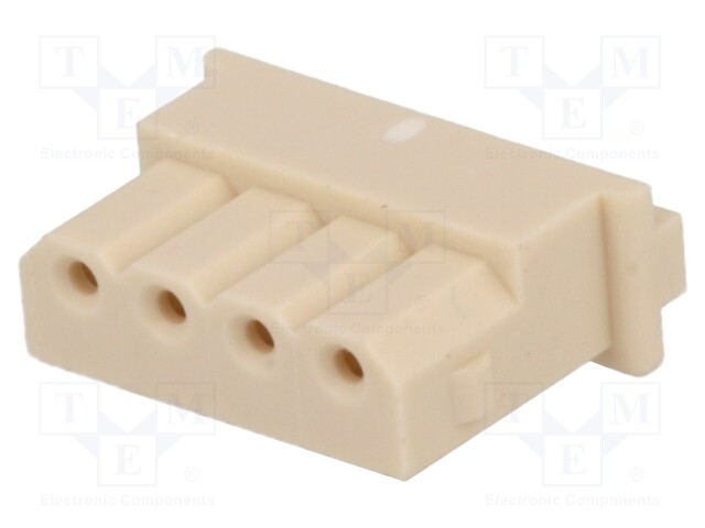 Plug; wire-board; female; SPOX; 2.5mm; PIN: 4; w/o contacts; 250V