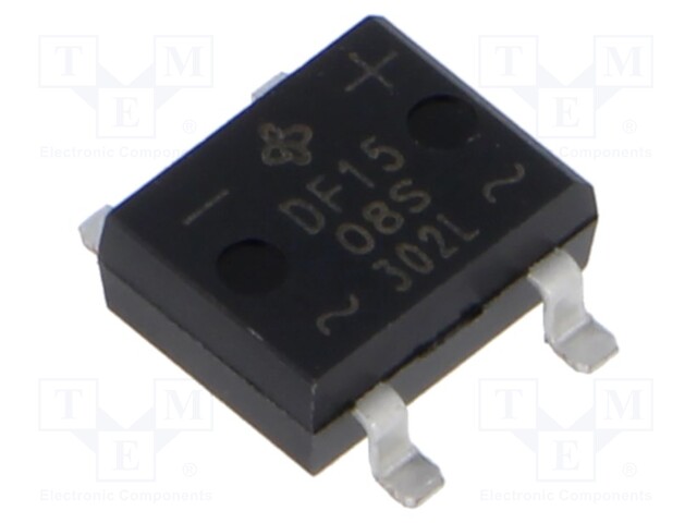 Bridge rectifier: single-phase; Urmax: 800V; If: 1.5A; Ifsm: 50A