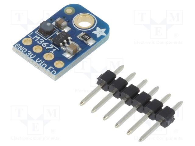 Converter: step down; IC: LM1117-3.3V; goldpin; Usup: 3.5÷5.5VDC